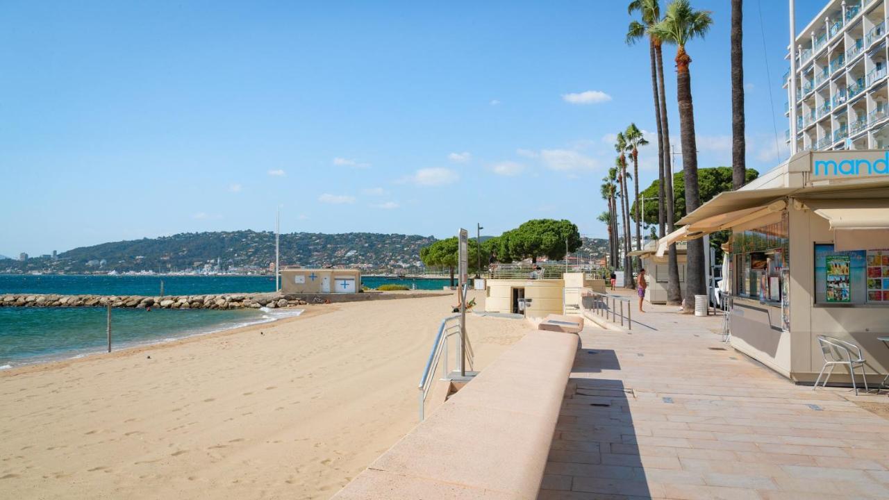 Le Sun-Beach - Spacieux 3 Pieces Avec Parking A 400 M Des Plages De Жюан-ле-Пен Екстер'єр фото