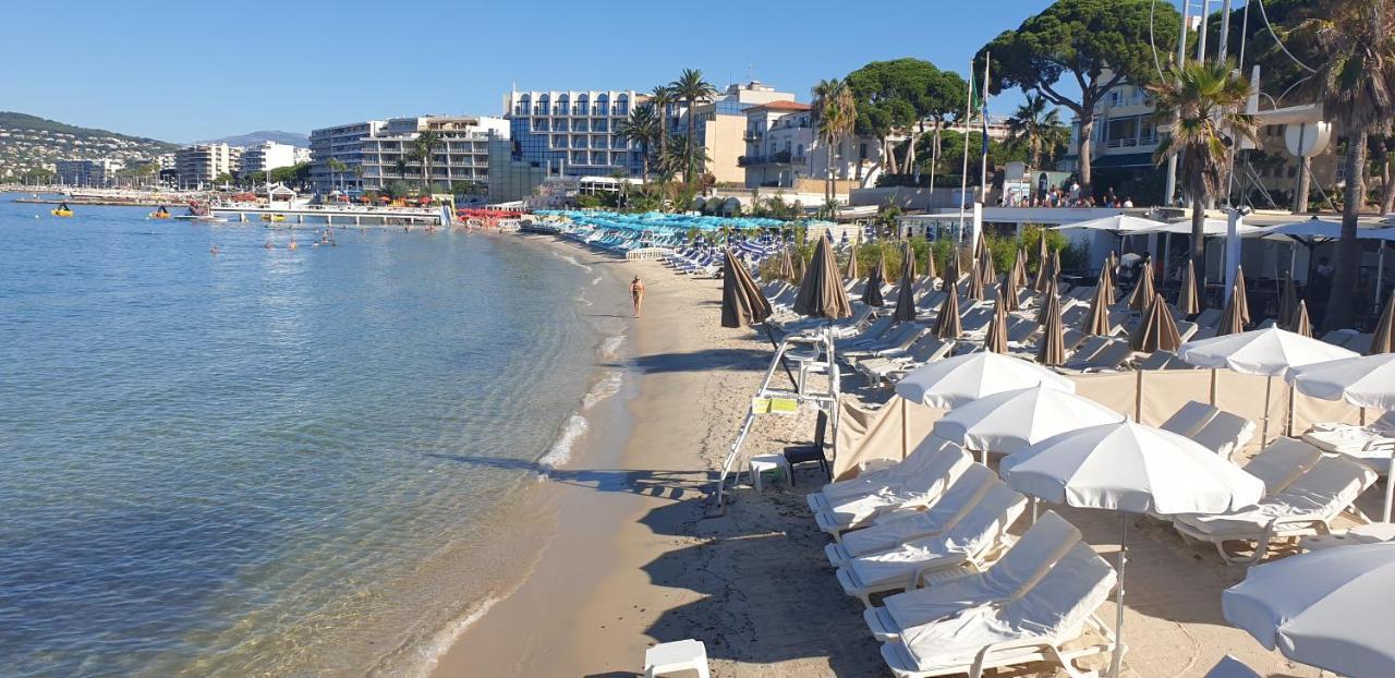 Le Sun-Beach - Spacieux 3 Pieces Avec Parking A 400 M Des Plages De Жюан-ле-Пен Екстер'єр фото
